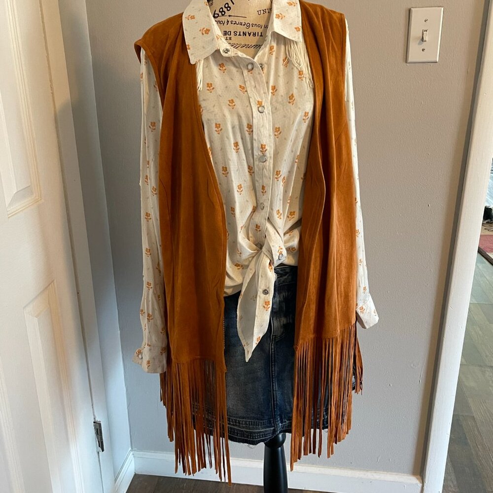 Flying Tomato fringe vest